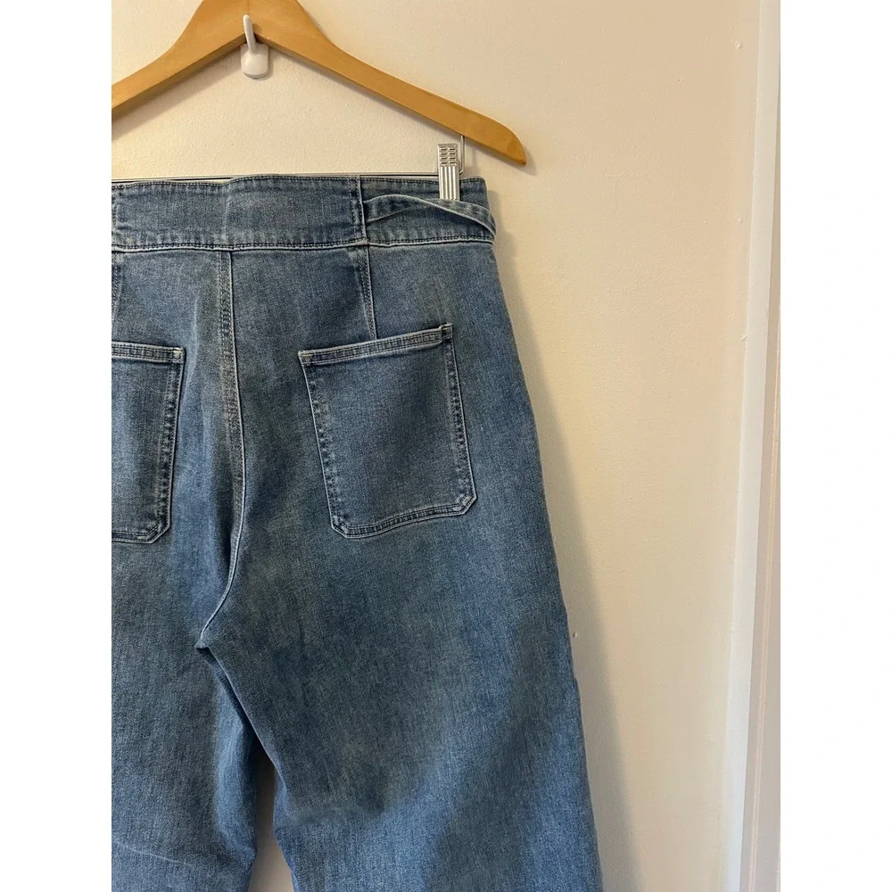 Hudson NWT Belted Wide Leg Jeans | Size 12 - Picture 8 of 13